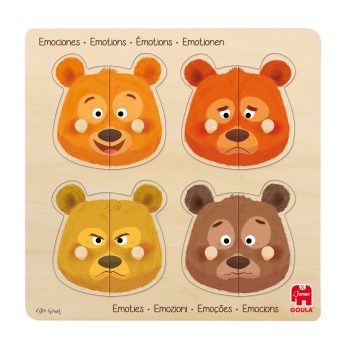 Puzzle encajable oso de las emociones