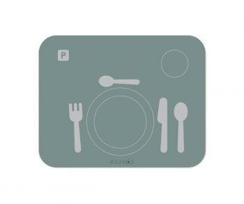 Salvamantel de aprendizaje gris