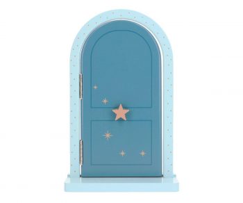 Puerta y buzón mágicos azul