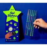 Pegatinas para uñas glow-brillan en la oscuridad