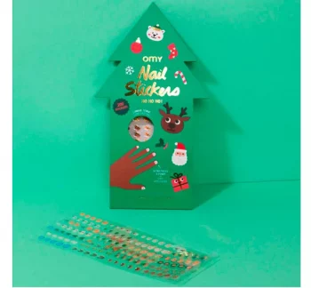 Pegatinas para uñas de navidad