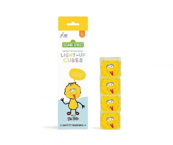 Cubos luminosos barrio sésamo Big Bird