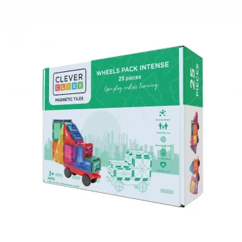 Cleverclixx coches wheels colores vivos 25 piezas