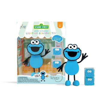 Set de personaje con cubos luminosos Cookie monster