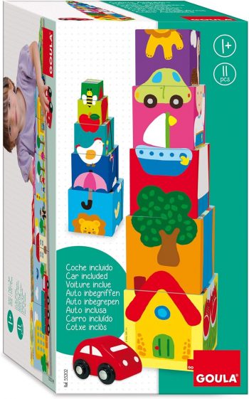 Cubos apilables coche