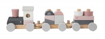 Tren apilable rosa