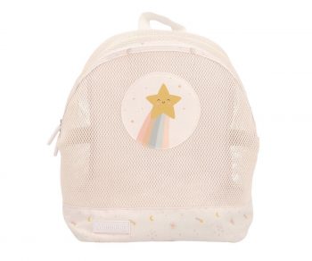 Mochila infantil antiarena estrella fugaz