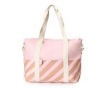 Bolso térmico rayas rosa