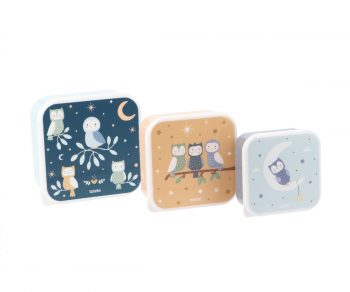 Set de 3 cajas almuerzo bosque mágico