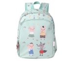 Mochila mediana los tres cerditos+llavero