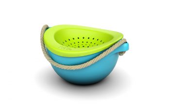 Cubo playa con colador