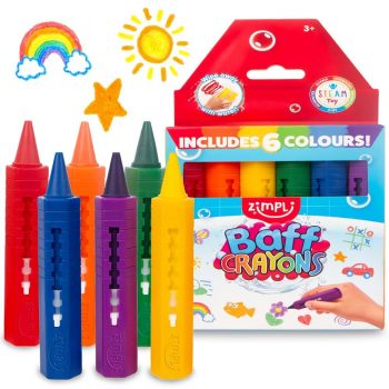 Crayones para el baño 6 colores