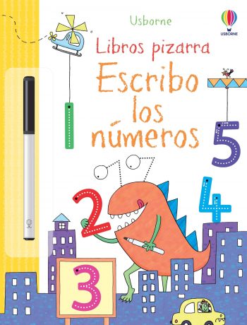 Libro pizarra. Escribo los números