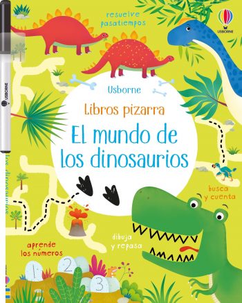 Libro pizarra. El mundo de los dinosaurios