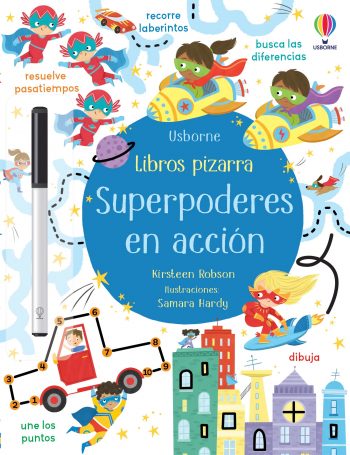 Libro pizarra. Superpoderes en acción