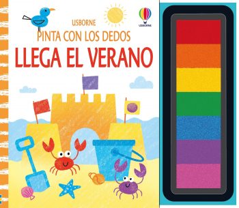 Pinta con los dedos. Llega el verano