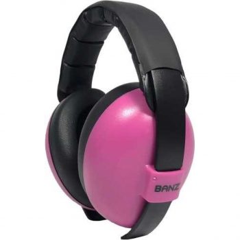 Cascos antiruido fucsia
