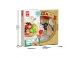 Set de pizza con ingredientes