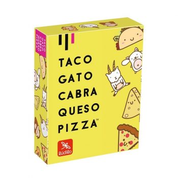 Taco, gato, cabra, queso, pizza
