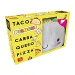 Taco, peluche, cabra, queso, pizza