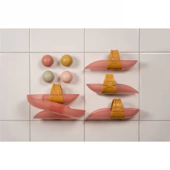 Circuito de baño bolas rosa