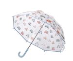 paraguas infantil transparente tutete coches