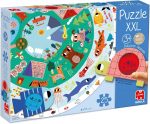Puzzle XXL Descubre los Animales circular