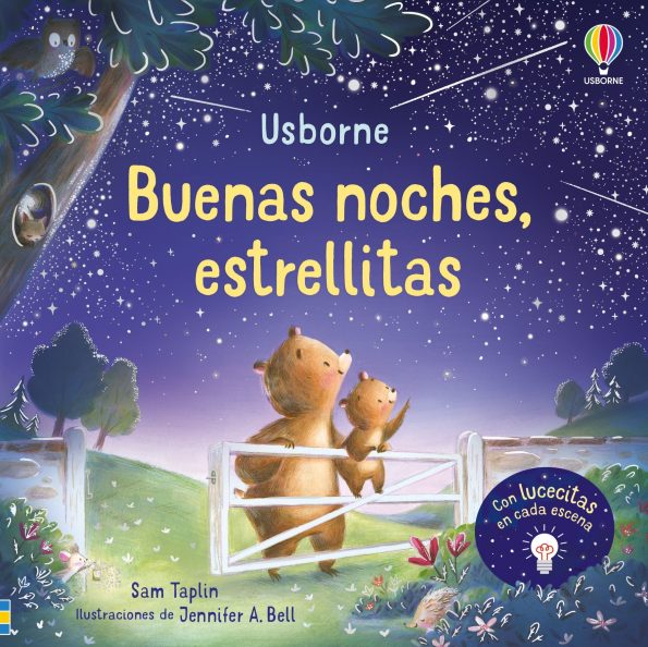 buenas noches estrellitas libro luces infantil