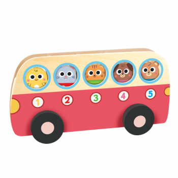 goula 1 to 5 bus juego educativo