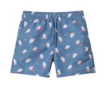 Bañador infantil niño Monnëka Hippos azul estampado