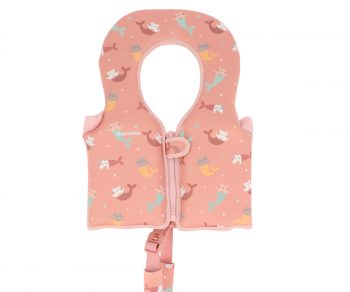 chaleco flotador infantil mermaid cats