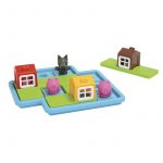 caja juego de lógica infantil los tres cerditos smartgames