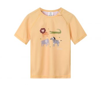 camiseta protección solar infantil Monnëka animales salvajes UPF 50
