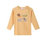 camiseta protección solar infantil Monnëka animales salvajes manga larga