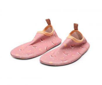escarpines infantiles Monnëka ballena rosa antideslizantes