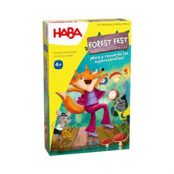 juego de memoria infantil forest fest haba cartas animales estrellas madera juego observacion