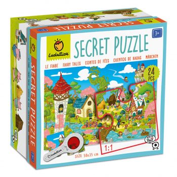 puzzle infantil hadas ludattica secret puzzle con lupa magica