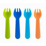pack 4 tenedores infantiles Monbento burst colores vivos cubiertos para niños