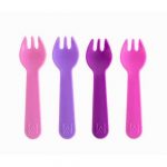 pack 4 tenedores infantiles Monbento blush cubiertos para niños lunch box