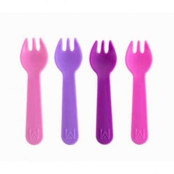pack 4 tenedores infantiles Monbento blush cubiertos para niños lunch box