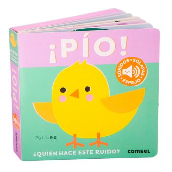 libro con sonidos bebe pio quien hace este ruido solapas espejo pollito