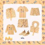 Pack verano Monnëka animales salvajes con chaleco y ropa de baño infantil