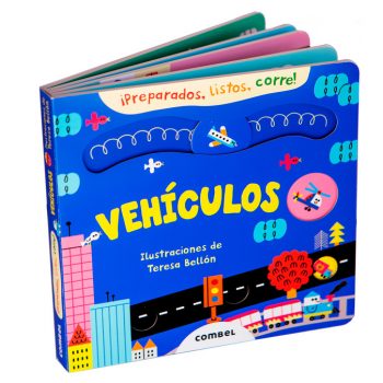 libro infantil vehiculos interactivo bebe con mecanismos ilustraciones coloridas
