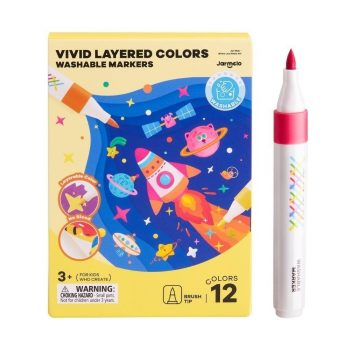 Rotuladores por capas lavables Jarmelo 12 colores