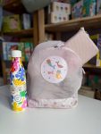 Pack regalo comunión con mochila toalla microfibra y botella infantil