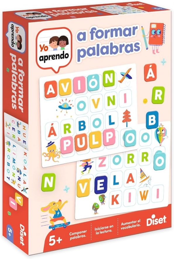 juego educativo diset yo aprendo a formar palabras