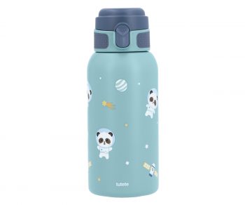 Botella térmica infantil de acero Pandas in Space 500ml Tutete
