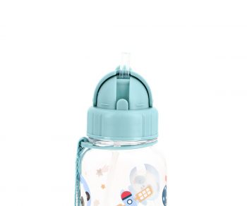 Botella reutilizable infantil con pandas astronautas 500ml