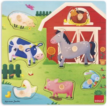 Puzzle Mamás y Bebés de la Granja Goula