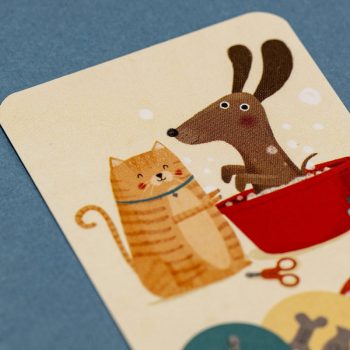 Carta de Bobby y Misha en el juego de memoria de Londji